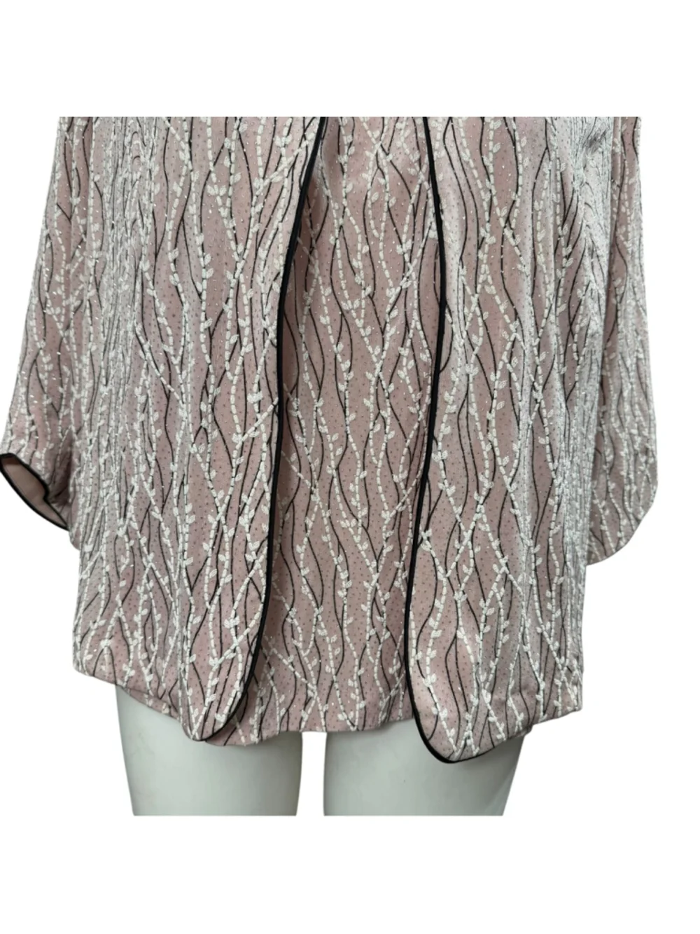 Alex Evenings 2 Pc Pink Jacket Tank Set 3X Plus Shimmer Textured Made USA